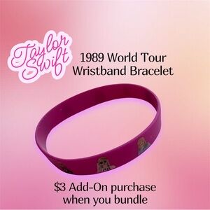 $3 Add-On 🆕Taylor Swift Pink Tour Bracelet